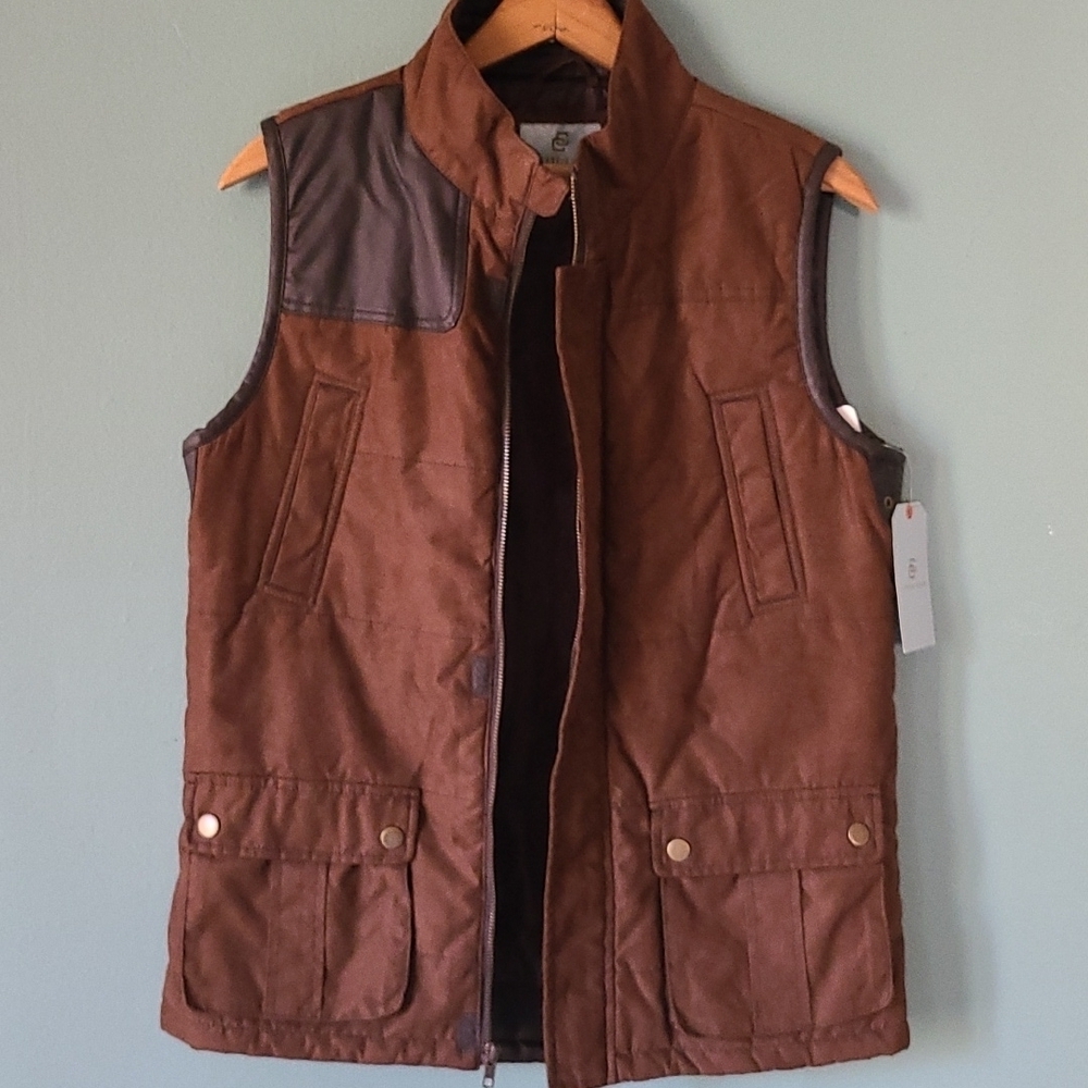 Class/Club Size 18/20 Brown Vest - Picture 7 of 8